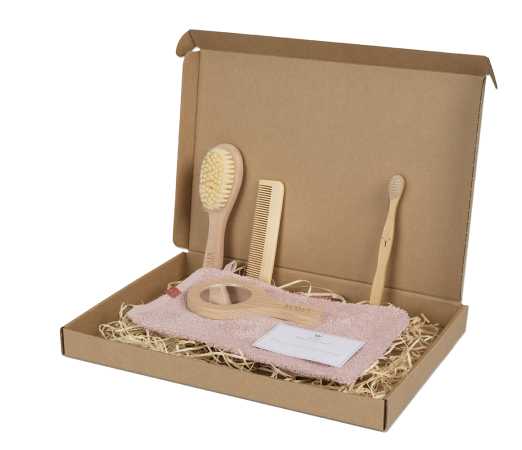 Geschenksbox 'Baby Care' rosa